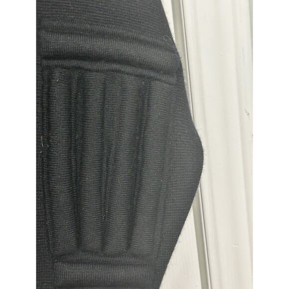 Nautica Competition Unisex Black Mock Wool Elbow Patch Size Large Sweater - Picture 7 of 11